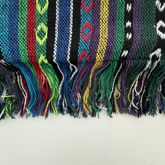 Embroidered Fringe Boho Crossbody Bag New - Picture 10 of 12